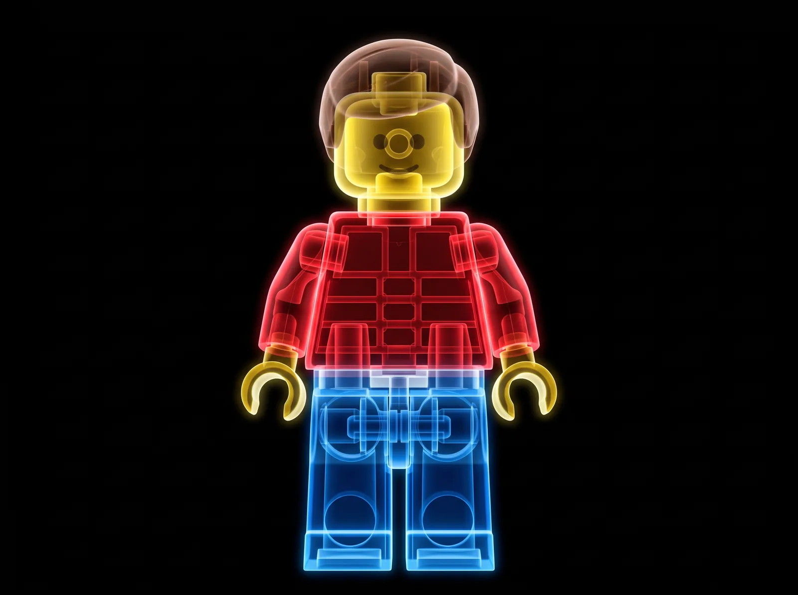 Vivid X-Ray Object Effect AI-generated design created with this prompt
