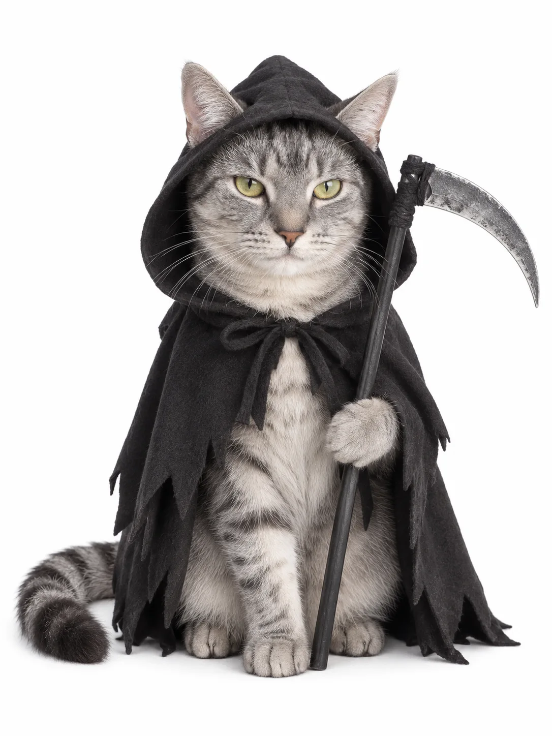 Photorealistic Halloween Pet Costume Portraits AI-generated design created with this prompt