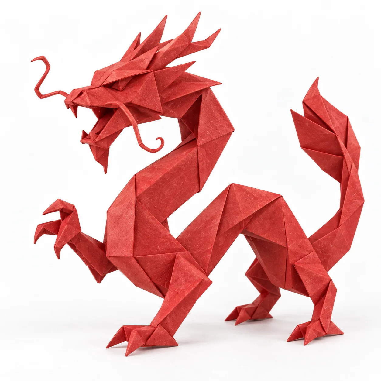 Origami Paper Object Effect AI-generated design created with this prompt