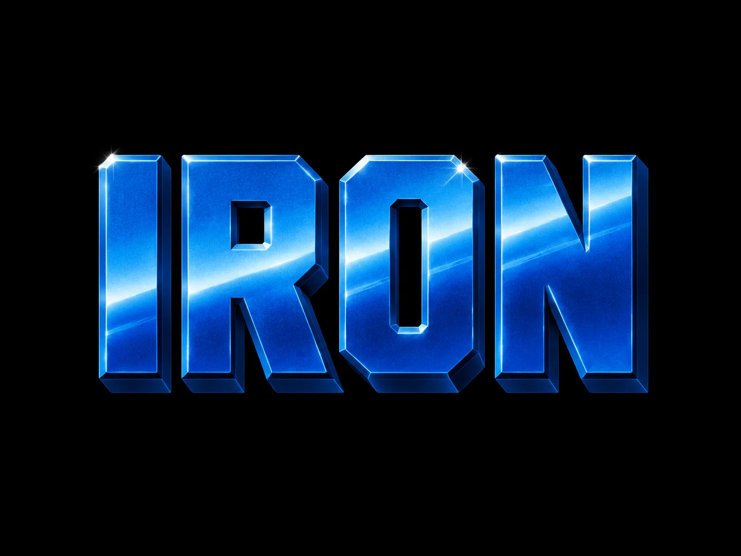 3D Metallic Text Effect with Beveled Letters AI-generated design created with this prompt