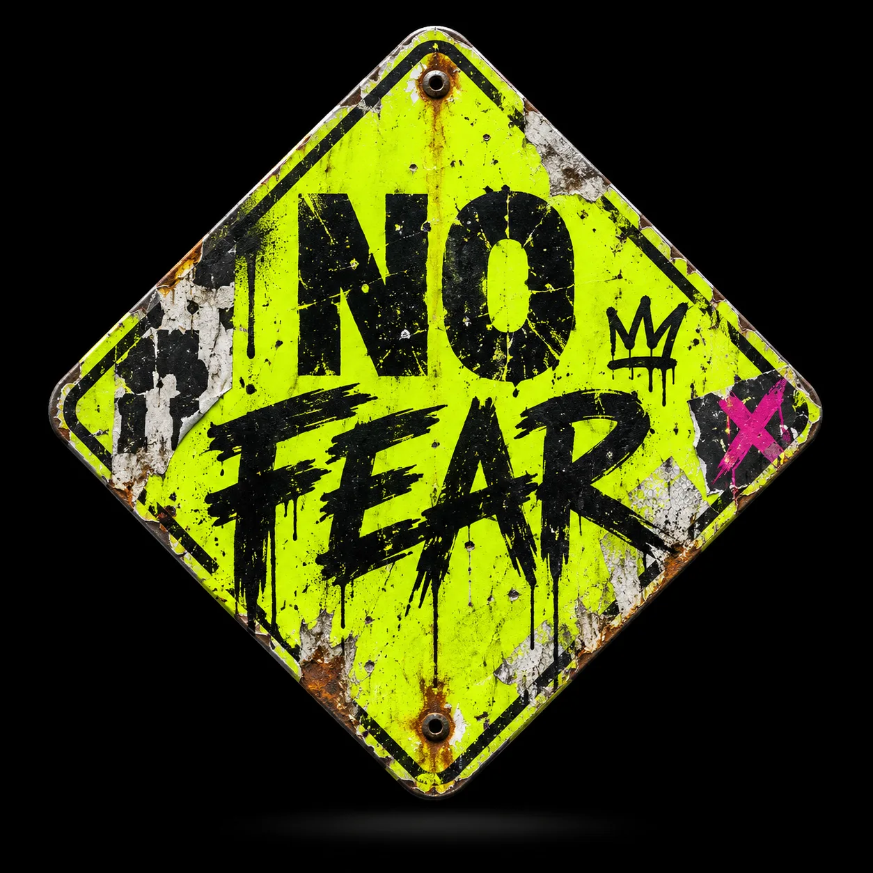Punk Collage Traffic Sign Generator AI-generated design created with this prompt