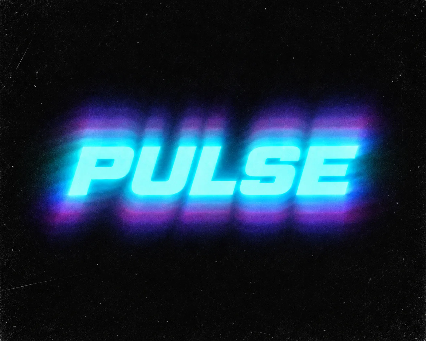 Retro Echo Glow Text Effect AI-generated design created with this prompt