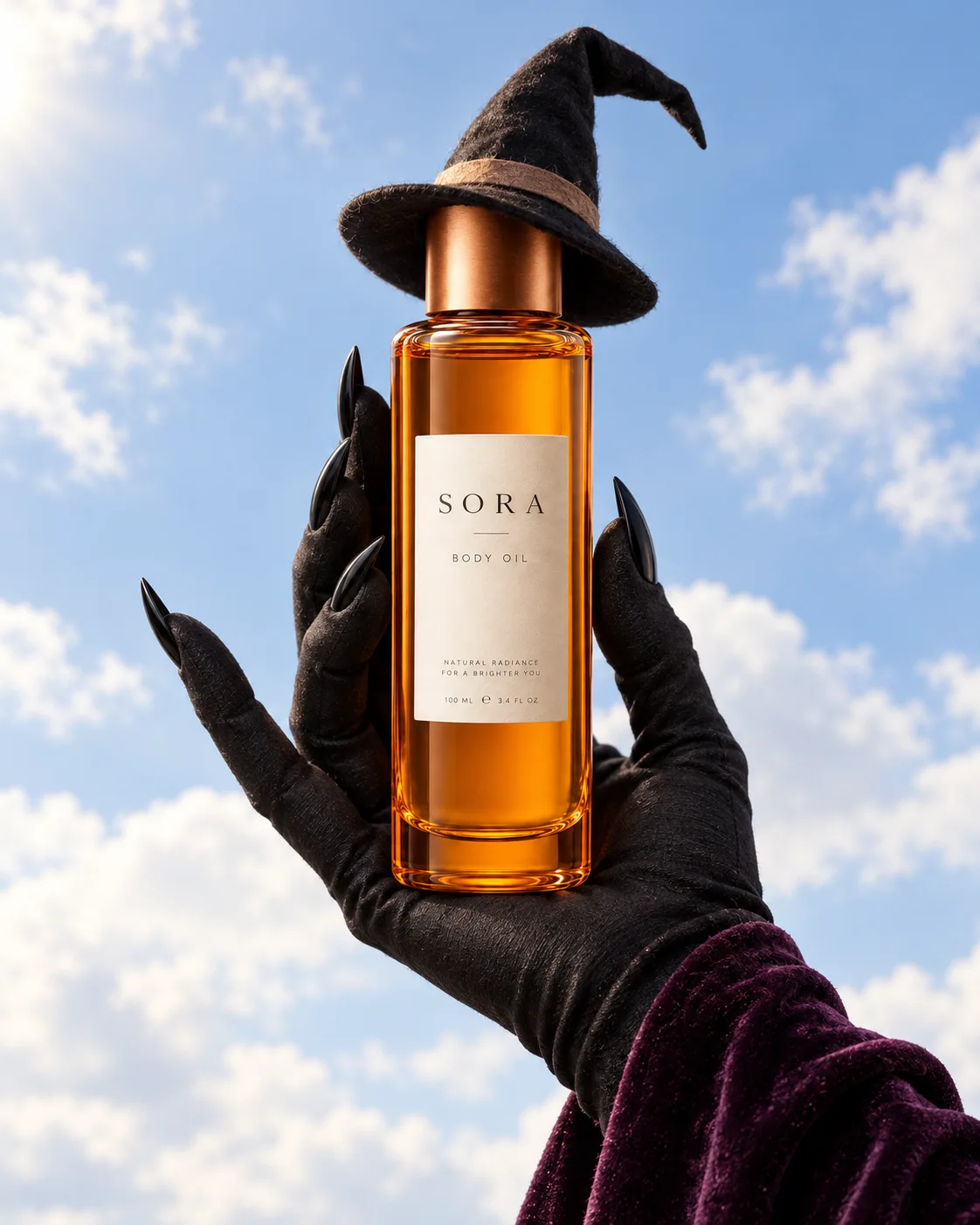 Halloween Product Photography AI-generated design created with this prompt