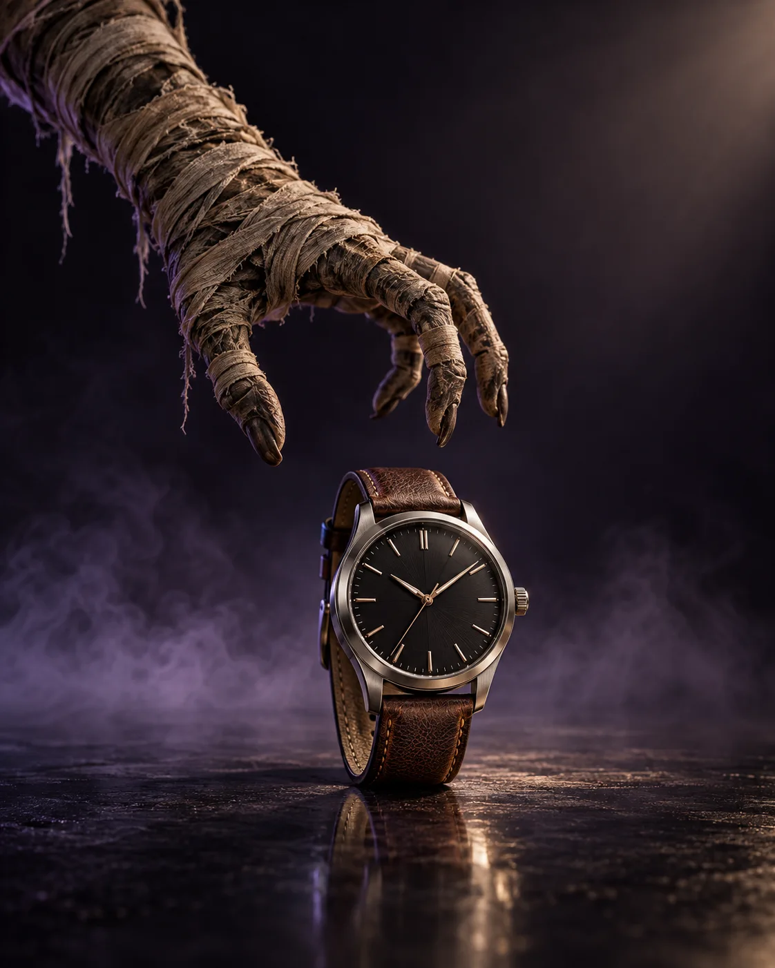 Halloween Product Photography with Monster Hands — GPT Image 2.5 (Sunburst) AI prompt preview 1