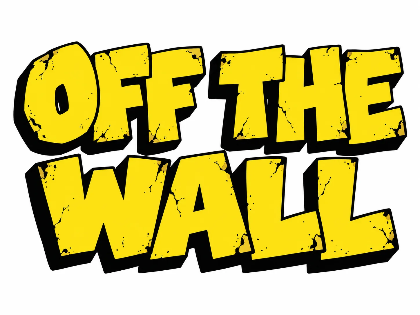 Graffiti Text Effect with Distressed Block Lettering AI-generated design created with this prompt