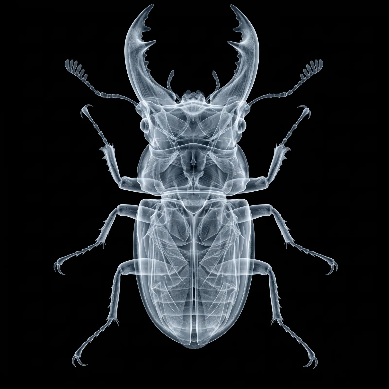 X-Ray Transparent Object Style AI-generated design created with this prompt