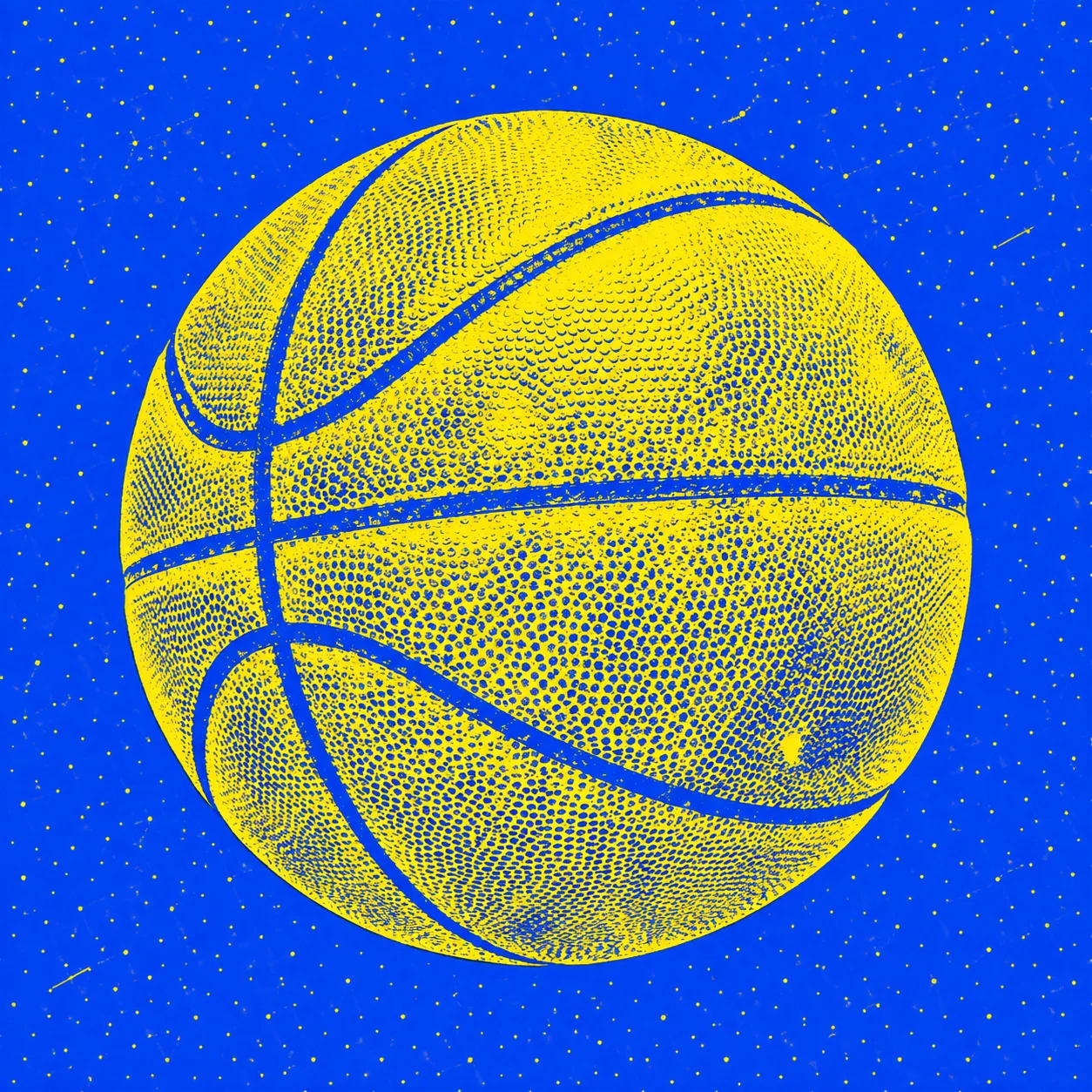 Risograph Object Effect AI-generated design created with this prompt
