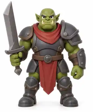 3D Collectible Character creator AI-generated design created with this prompt