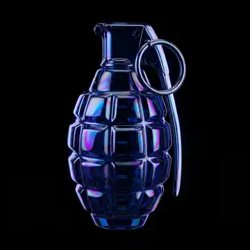 Dark Iridescent Liquid Glass AI-generated design created with this prompt