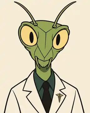 Vintage Cartoon Character Portrait AI-generated design created with this prompt