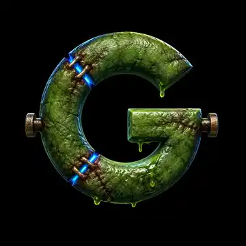 Halloween Monster Logo Effect AI-generated design created with this prompt